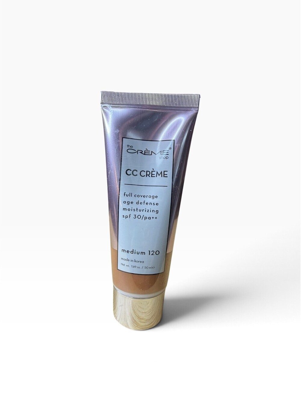 The Crème Shop CC Crème Medium 120 Full Coverage SPF 30 NEW SEALED